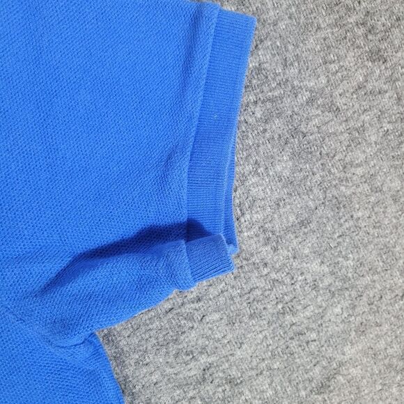 Rag & Bone Harvey Men's Shirt Size M Azzure Blue Pique Polo Short Sleeve Rare - Picture 5 of 13